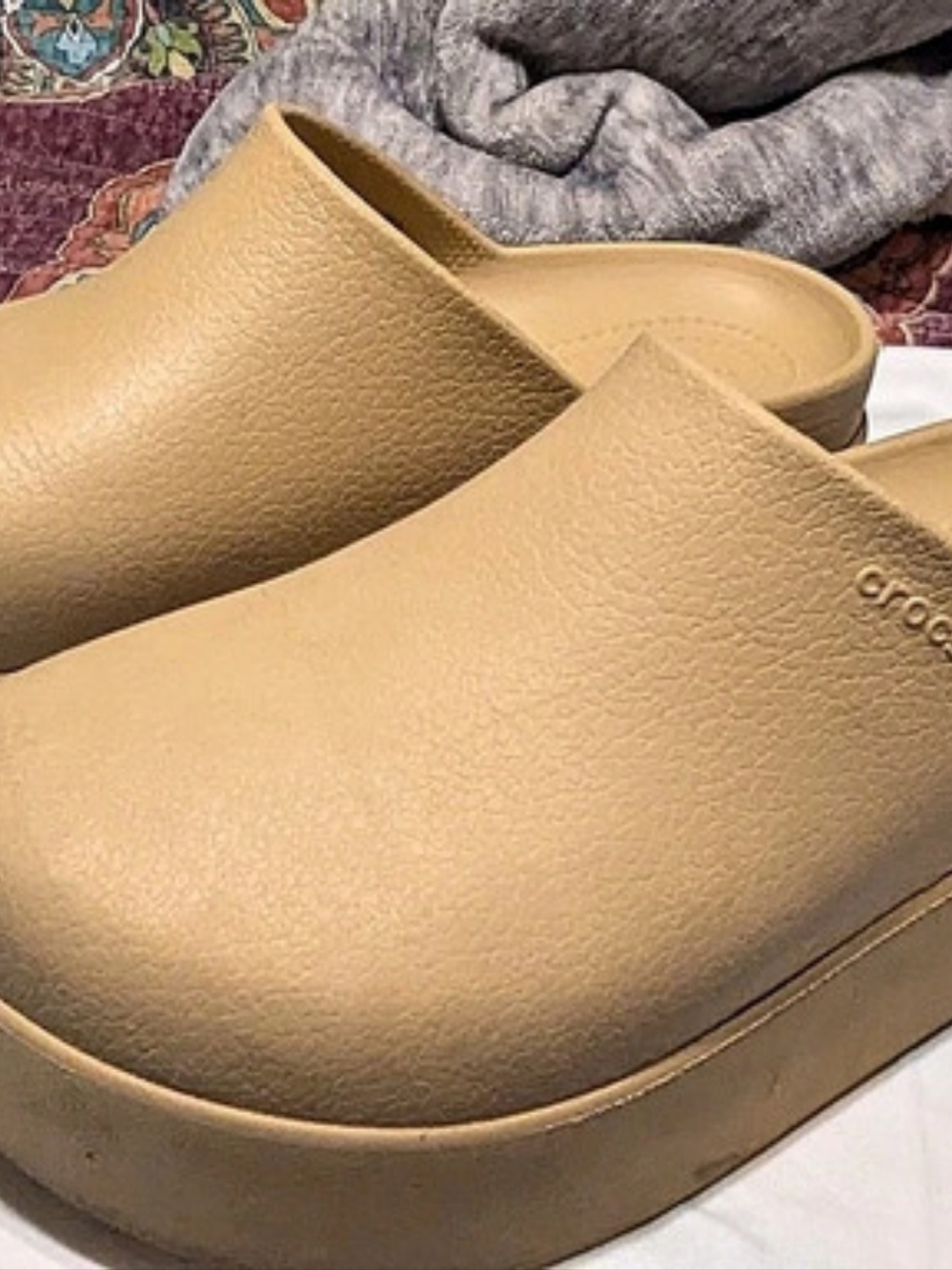 Crocs Dylan Platform Clog in Brown